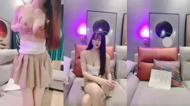 超模身材野马少女