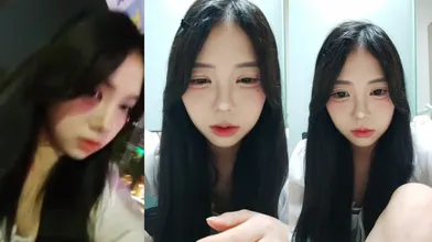 【极品❤️网红女高】高颜值韩国女主播私拍流出 约啪自慰反差玩物 舔食吸茎样子真销魂 狠狠艹穴抽插 (38)