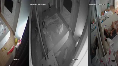 黑客破解家庭摄像头偷拍夫妻日常性生活 少妇主动摸鸡巴求操