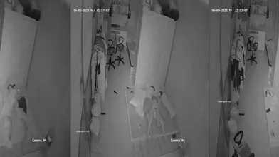 黑客破解家庭网络摄像头偷拍开服装店的夫妻日常性爱生活