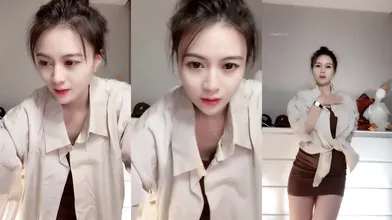 ❣️推荐❣️抖音擦边主播【小阿姨A】会议擦边舞74V，小尺度，微露 (32)