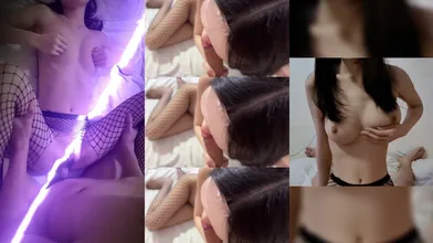 【锅锅酱】开档网袜骚锅锅的小穴被暴虐