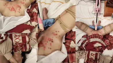 ⚡SM顶级调教大神【永夜DOM】圈养各种妹子多种刺激玩法，各种啪啪调教露脸高颜反差婊，纯纯人形小母狗 (28)