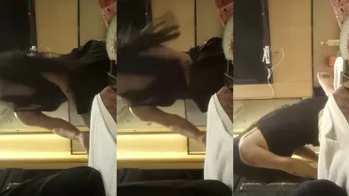 【暗访足疗】会所勾搭极品女技师调情打飞机 后入啪啪~无套内射 (4)