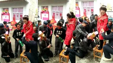 A7504【经典婚闹】新婚闹洞房 恶搞新娘、伴娘 花样多玩的疯第2部 90V (25)