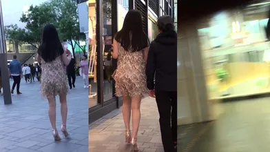 最新2024魔手外购无水正版！美女如云正街大神极限抄底超多气质小姐姐裙内，各种性感内裤骚丁超级养眼 (1)