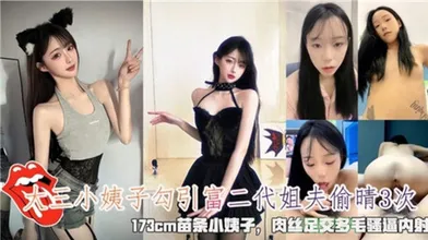 大三小姨子勾引富二代姐夫偷情3次