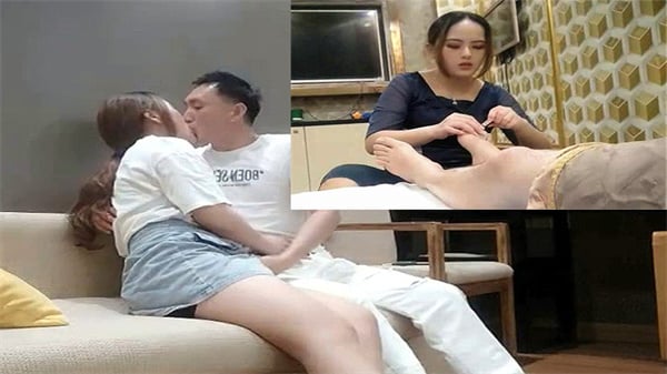 外约足浴店小姐姐实录约炮对话超清晰回酒店啪啪_