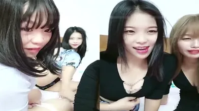 大三小湿妹颜值姐妹