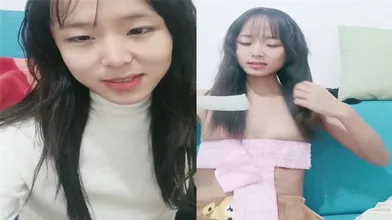 居家小情侣出租屋中直播赚钱