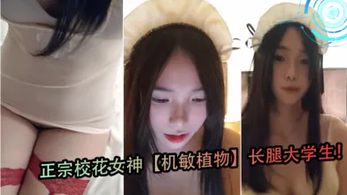 正宗校花女神机敏植物长腿大学生