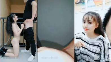 带大胸美女在别人家走廊里各种抽插一人干一人在拍摄