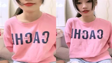牛仔短裤苗条小姐姐