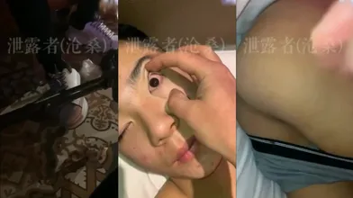 爽玩喝醉的天菜纹身社会直男