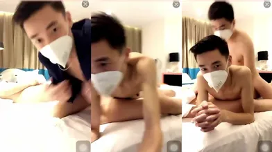正装小0勾引直男同事开房玩3P
