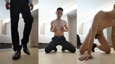 天菜正装帅哥飞机视频剪辑