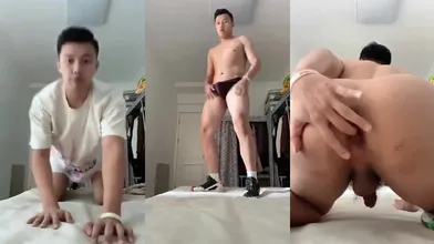 白嫩直男小哥哥被勾引视讯调教超听话