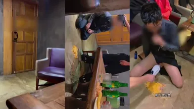 《推荐》骚货酒店经理关门之后就发情被主人调教,骚的吃精液淋过的面
