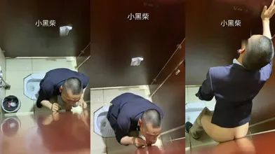 公厕出现大鸡巴二话不说深喉插入,被拉到隔壁仓库操了一顿【无套深入】