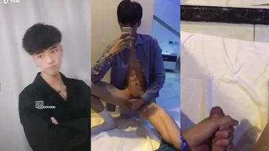 抖音小舔狗被伪娘勾引飞机撸射