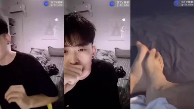 某音直播平台小鲜肉,私下漏出视频曝光