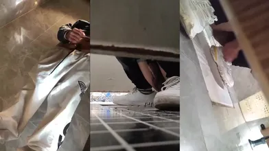 宿舍楼厕所蹲守泄欲同学第六十六弹