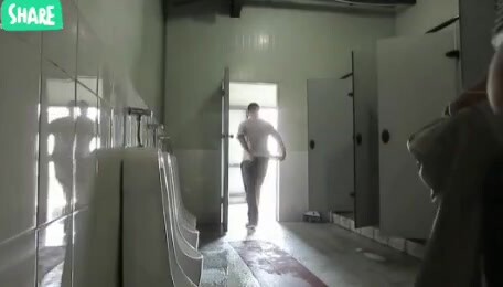 超刺激的公共厕所勾引直男