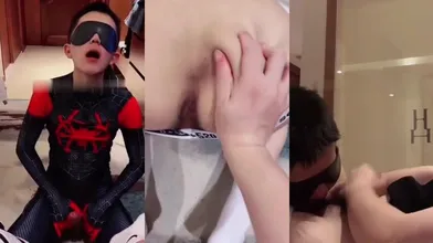 鲜肉小骚奴cos蜘蛛侠被主狠狠玩弄(下)