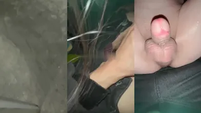 伪娘钓直男车库车震