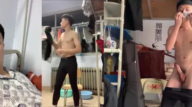 某高校学生会主席为了讨好女朋友当着舍友漏屌,学狗叫,太拼了【2_2】