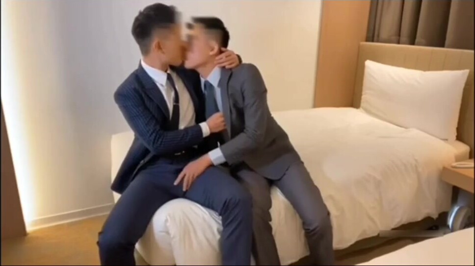 正装社畜 西装白领和同事激情做爱
