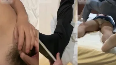 【第三部分】夜店迷奸三位直男帅哥,带到酒店请他们吃原味,真实剧情扣脚吃鸡都没反应