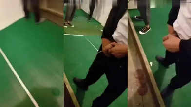 (推荐) 厕所偷拍穿运动裤帅哥尿尿好漂亮的鸡鸡