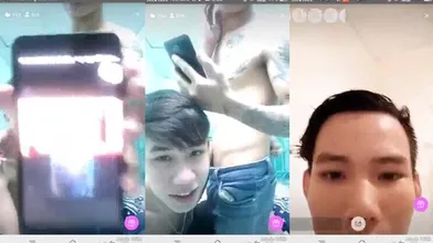 新品分享 帅哥洗澡 被人直播