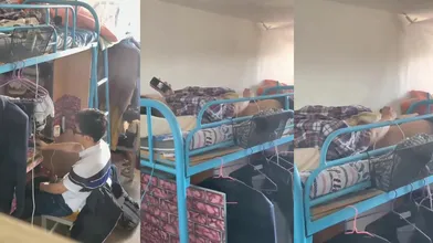 粉丝福利 高考后守着室友撸吊释放