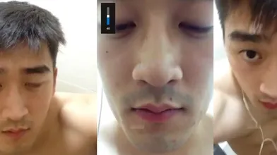 憨帅直男 为完成女朋友布置的任务 公厕全裸打飞机爽射