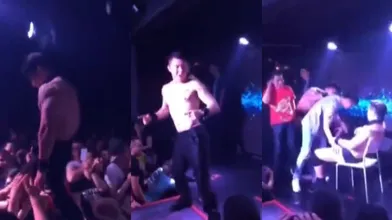 真实真实 同志酒吧肌肉猛男激情脱衣热舞还能上手摸