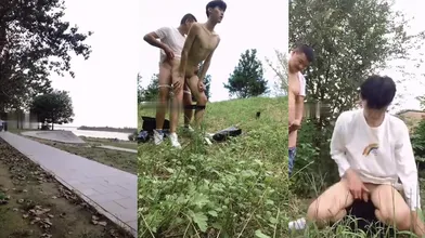 大哥带着小骚货跑到户外操,很刺激,被货车司机看到了