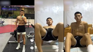 新专访抖音网红185白袜篮球痞直男上集