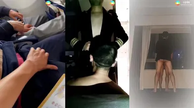 自由鸟猎奇系列,狩猎中航机长,在公司休息间疯狂做爱