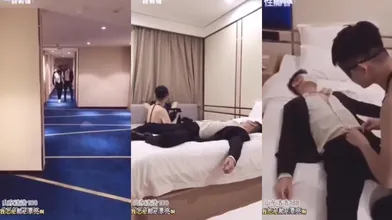 骚逼学弟灌醉直男好友带酒店约山东浩浩玩3p上