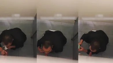 公厕一次轮操四个骚逼-个个都骚的要死