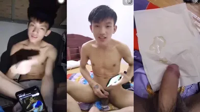 【精品抖音网红】帅气鲜嫩18cm抖音网红弟弟刘文博 直播大胆全裸喷射