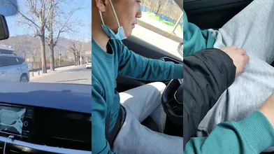 北京小磊原创直男作品,勾引直男,在车里骚气十足的对话很刺激,然后口交,对白