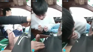 小情侣直播车震