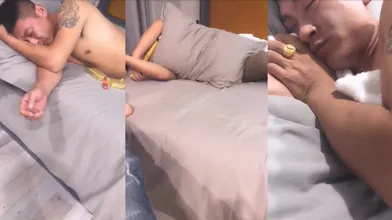 【上】酒店撩骚东北直男醉酒兄弟,无套把兄弟上了,内射！