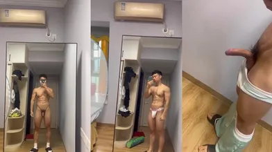 自恋帅哥的绝好身材