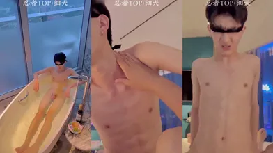 忍者TOP无套白皮细狗,连射两炮,博眼球寻刺激拉到露台操,灯光璀璨跨下狗逼卖力浪叫