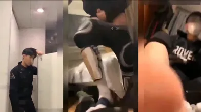 【推荐福利】撞脸明星男模：小许魏洲调教雷爷,鸡巴很粗