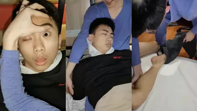 偷摸醉酒室友的大嫩鸡